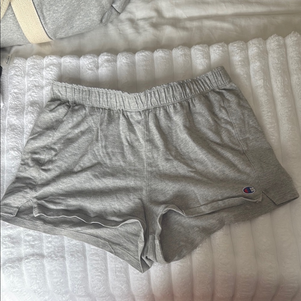 Champion Heather Gray Lounge Shorts